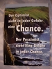 Postkarte "Der Optimist..."