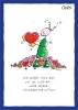 Oups-Postkarte "Ein großes Herz hat"